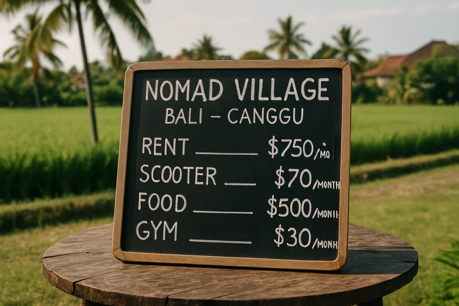 bali nomad villages — prices and costs